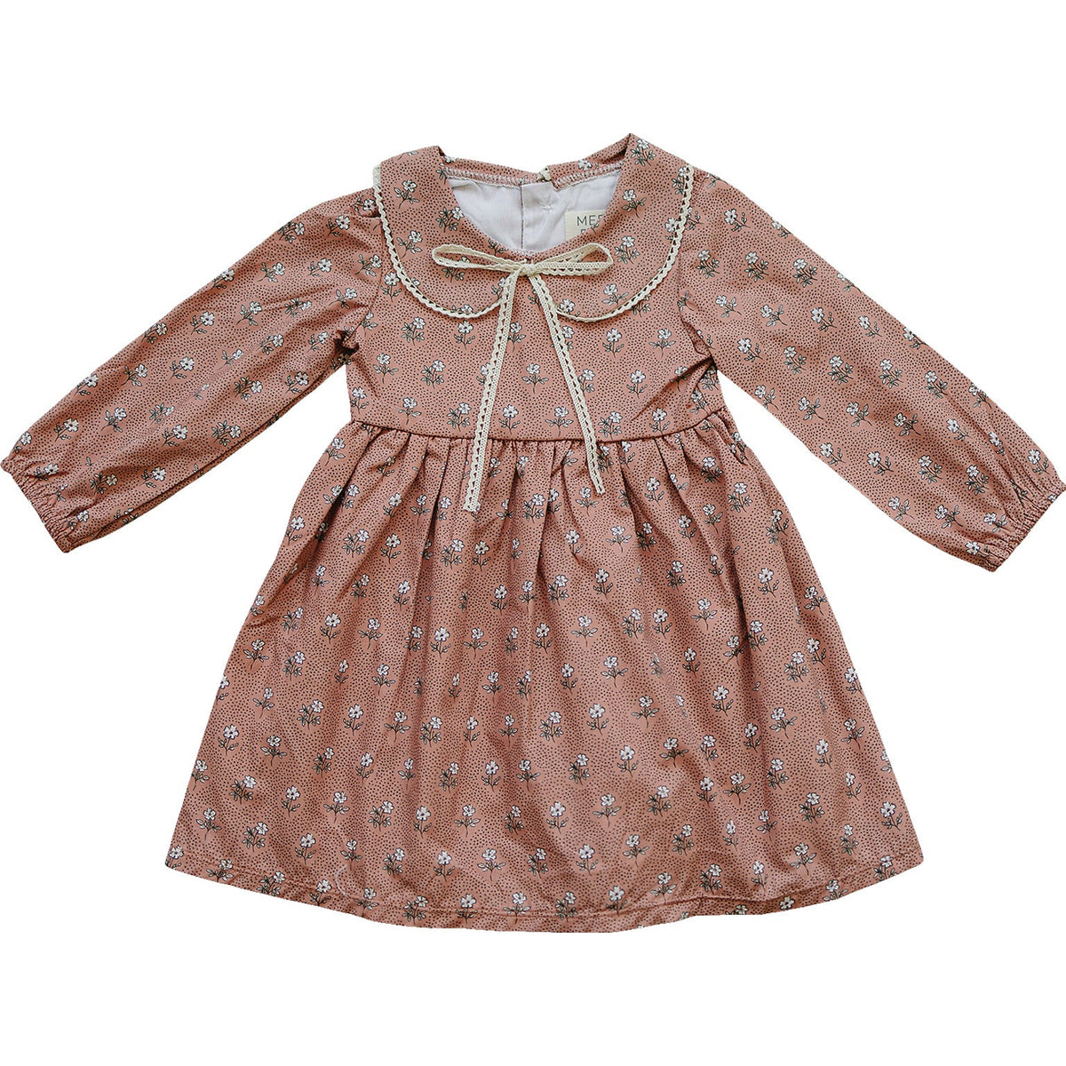 Vintage Pink Floral Dress