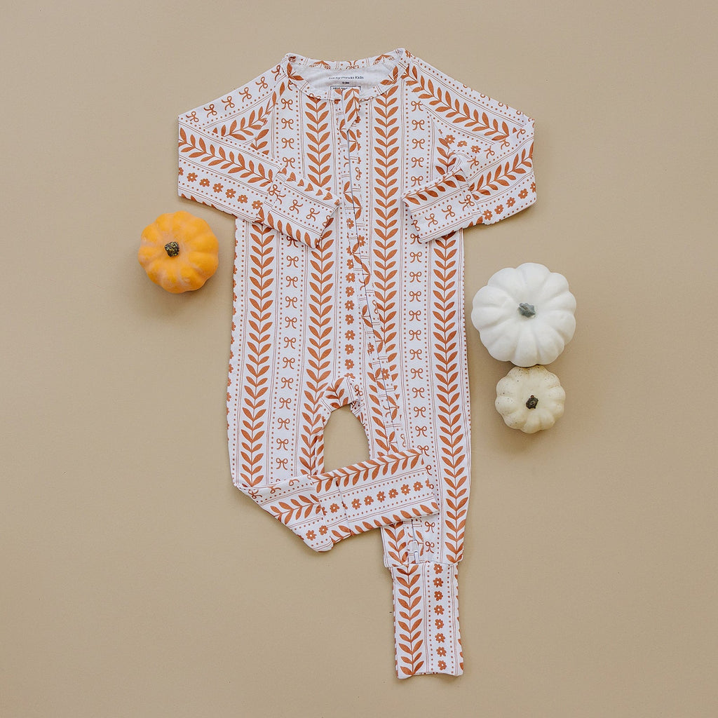 Bamboo Zip Romper | Boho Daisy