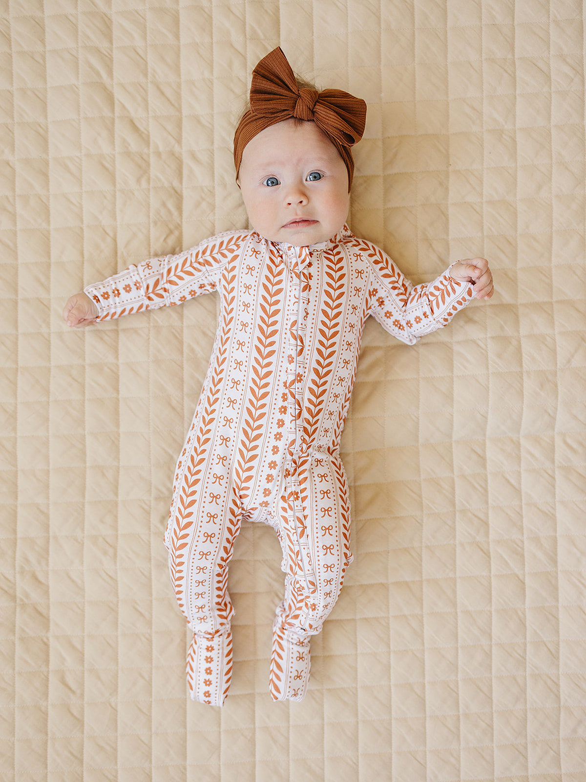 Bamboo Zip Romper | Boho Daisy