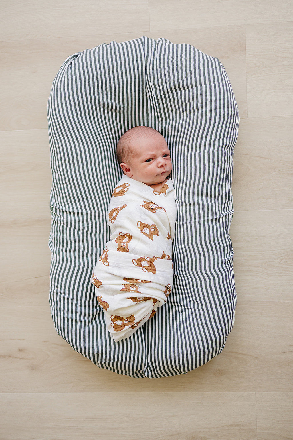 Teddy Bear Swaddle Blanket